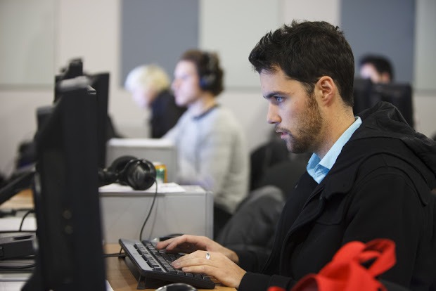 Call Center Worker