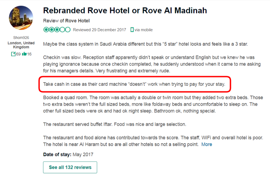 review blog1 Hotel Review