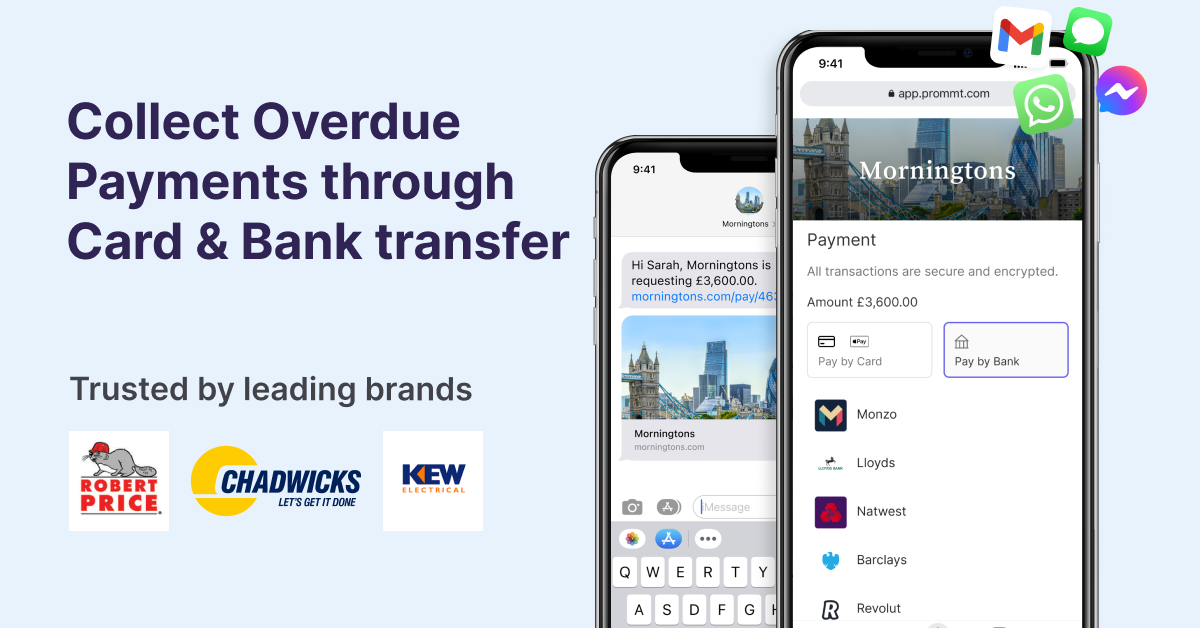 Prommt’s Advanced Pay-By-Link Solution for Credit Controllers Prommt's Advanced Pay-By-Link Solution for Credit Controllers