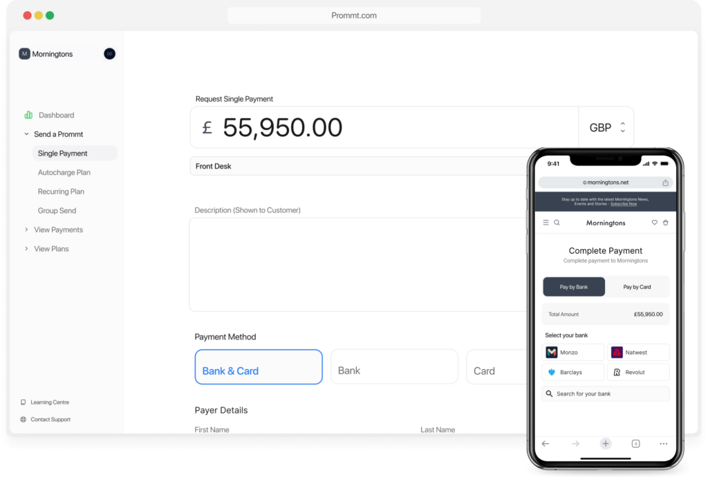 Hotel payment methods